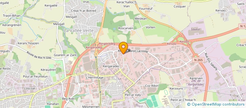 localisation de l'entreprise AUDIT CEGEFI à GOUESNOU