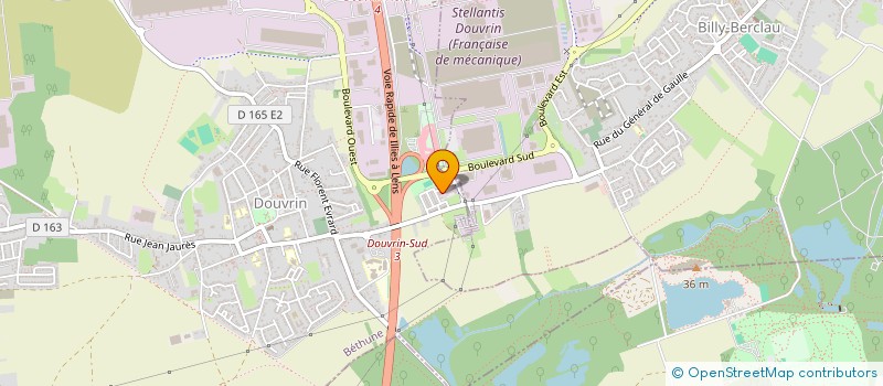 localisation de l'entreprise AUDIT COMMISSARIAT  DOUVRIN