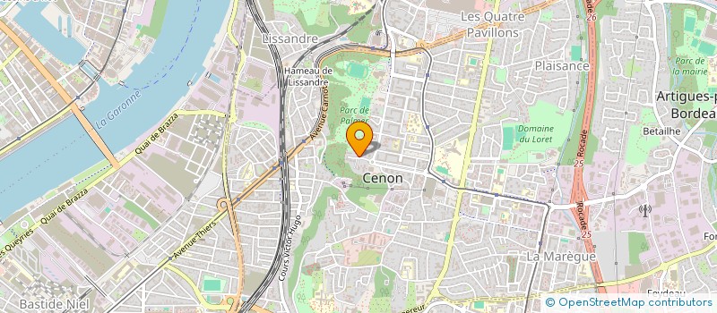 localisation de l'entreprise AUDIT COMMISSARIAT FUSTER COSTES à CENON