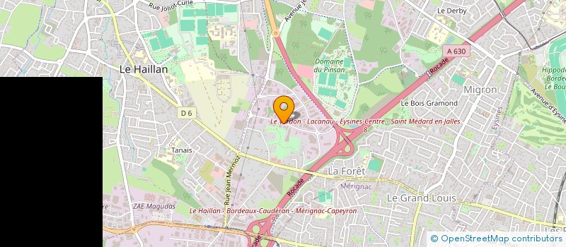 localisation de l'entreprise AUDIT COMPTABILITE CONSEIL EXPERT  EYSINES