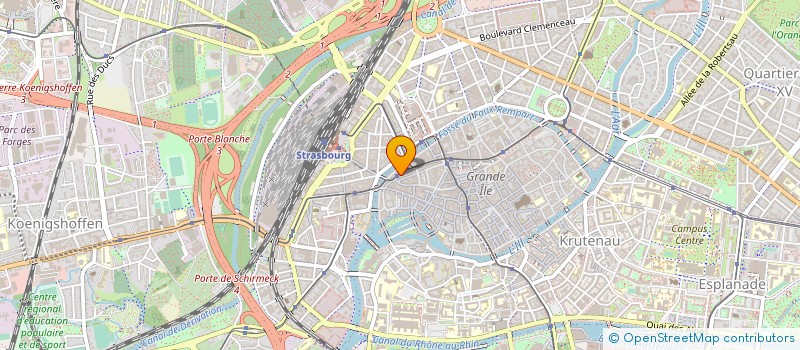 localisation de l'entreprise AUDIT COMPTABILITE ET PARTICIPATIONS à STRASBOURG