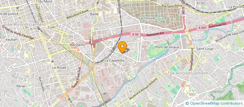 localisation de l'entreprise AUDIT COMPTABILITE EXPERTISE REVISION à MARSEILLE