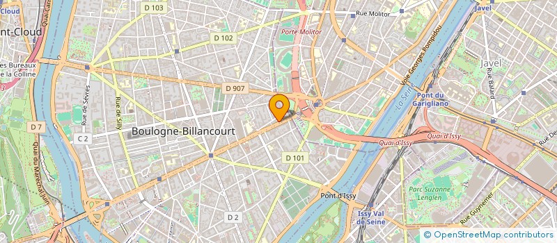 localisation de l'entreprise AUDIT & CONSEIL à BOULOGNE-BILLANCOURT