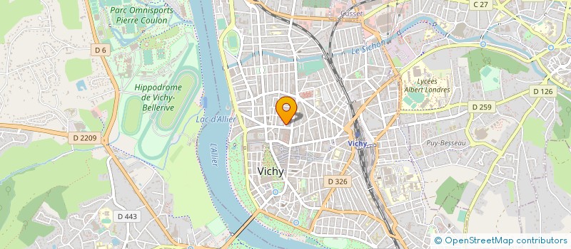 localisation de l'entreprise AUDIT CONSEIL ASSISTANCE à VICHY