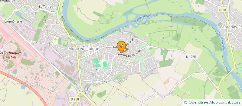 localisation de l'entreprise AUDIT CONSEIL ASSISTANCE à MONTREUIL-JUIGNE