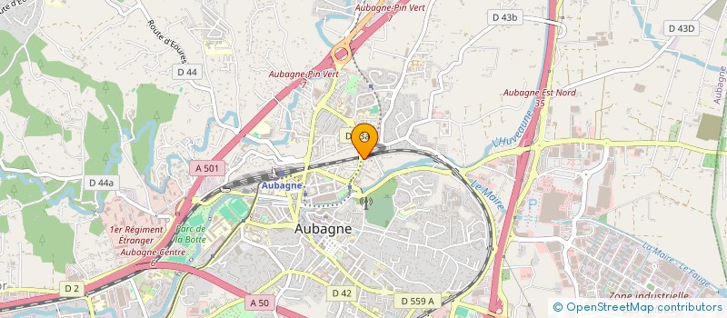 localisation de l'entreprise AUDIT CONSEIL COURTAGE ENTREPRISES  AUBAGNE