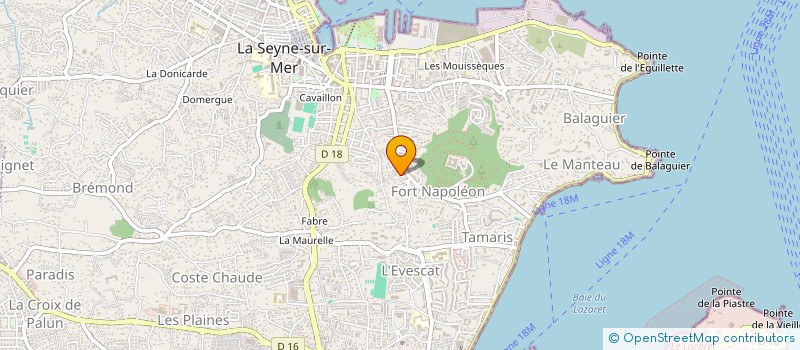 localisation de l'entreprise AUDIT CONSEIL EN INGENIERIE ET DEVELOPPEMENTS INFORMATIQUES à LA SEYNE-SUR-MER