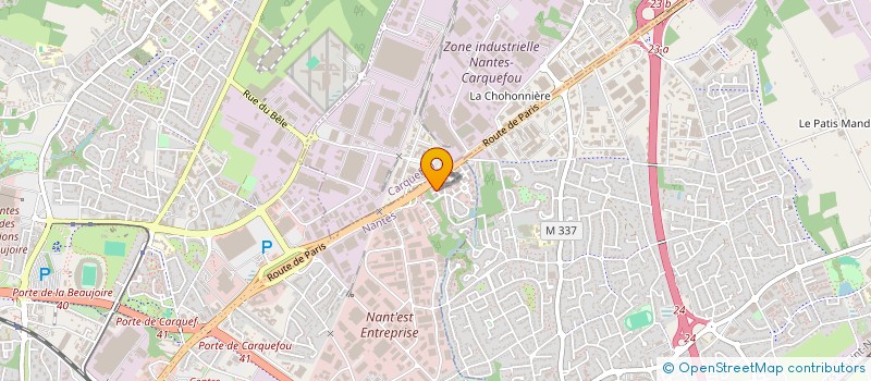 localisation de l'entreprise AUDIT CONSEIL ET ASSOCIES à NANTES