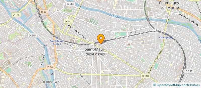 localisation de l'entreprise AUDIT CONSEIL EXPERTISE COMPTABLE INT à SAINT-MAUR-DES-FOSSES
