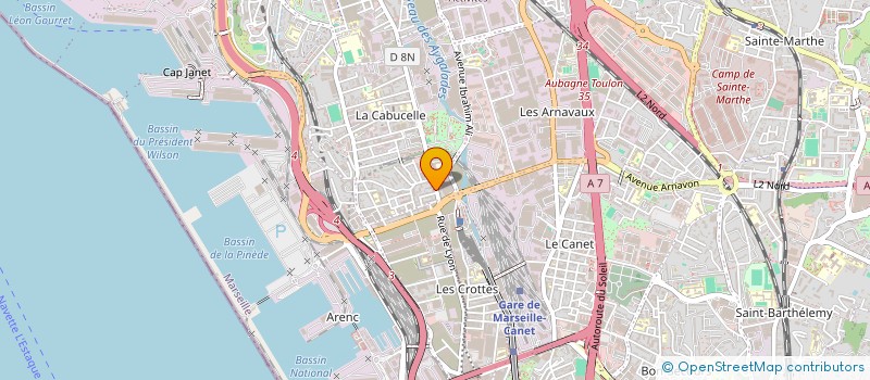 localisation de l'entreprise AUDIT CONSEIL EXPERTISE MED à MARSEILLE