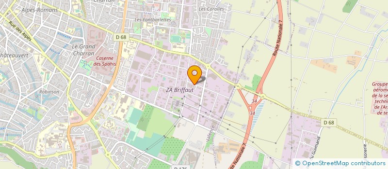 localisation de l'entreprise AUDIT CONSEIL EXPERTISES REVISION  VALENCE