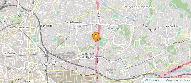 localisation de l'entreprise AUDIT CONSEIL FORMAT INGENIERIE INFORM à MARSEILLE 2E ARRONDISSEMENT
