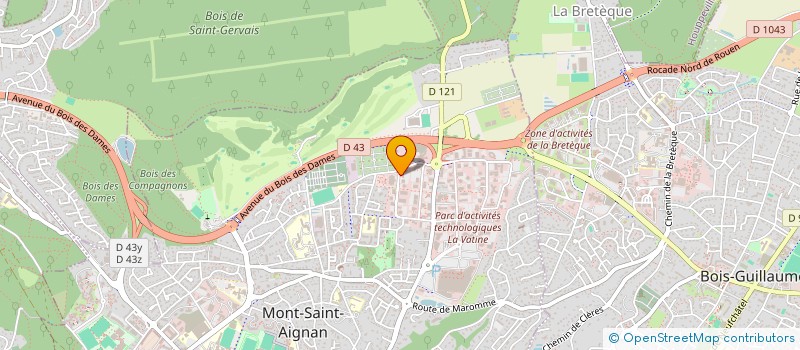 localisation de l'entreprise AUDIT CONSEIL GESTION ET EXPERTISE à MONT-SAINT-AIGNAN