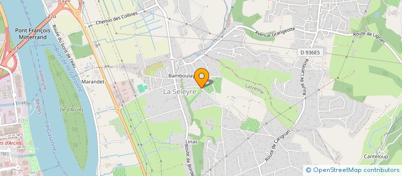 localisation de l'entreprise AUDIT & CONSEIL GREEN à LATRESNE