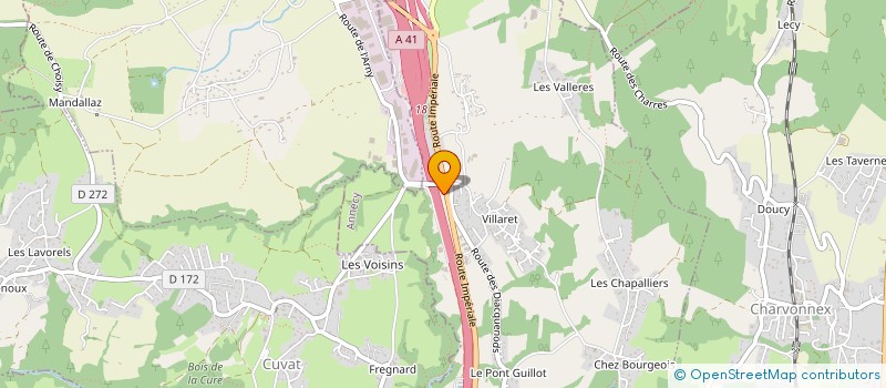 localisation de l'entreprise AUDIT CONSEIL IMPRESSION A.C.I.  ALLONZIER-LA-CAILLE