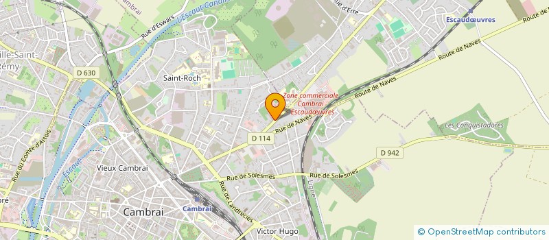 localisation de l'entreprise AUDIT CONSEIL LASSELIN & ASS à CAMBRAI