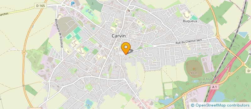 localisation de l'entreprise AUDIT CONSEIL MICHEL VANDUREN  CARVIN