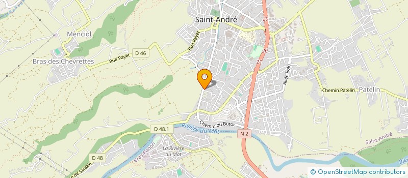 localisation de l'entreprise AUDIT & CONSEIL MOUTOUSSAMY à SAINT-ANDRE