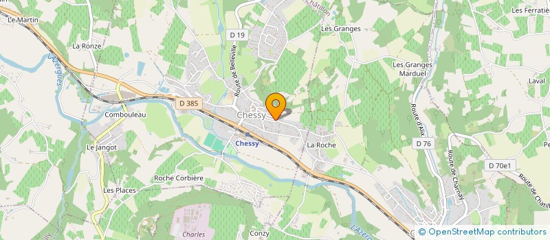 localisation de l'entreprise AUDIT CONSEIL REFERENCEMENT à CHESSY
