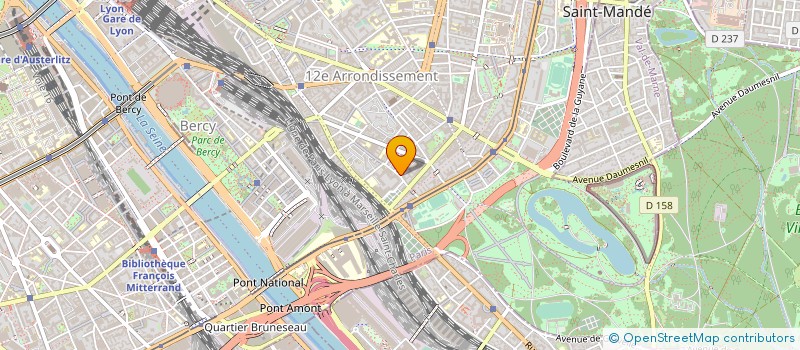 localisation de l'entreprise AUDIT CONSEIL & REVISION COMPTABLE  PARIS