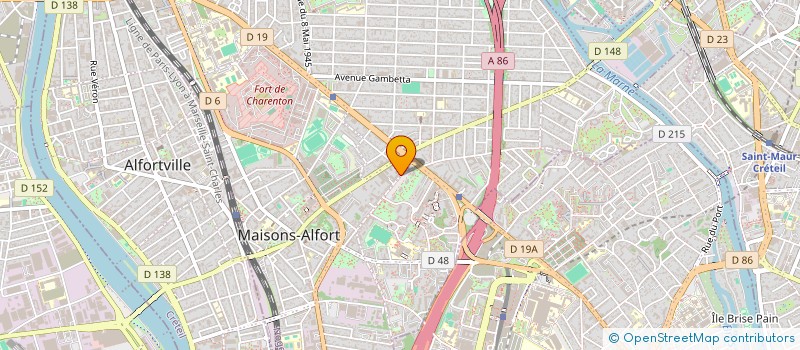 localisation de l'entreprise AUDIT CONSEIL SECURITE à MAISONS-ALFORT