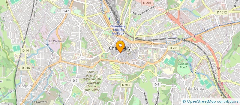 localisation de l'entreprise AUDIT CONSEIL TECHNIQUE IMMOBILIERE DIAGNOSTICS - ACTI-DIAG à CHAMBERY