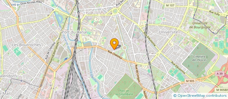 localisation de l'entreprise AUDIT CONSEIL TESTS RESEAU LOCAL à DIJON