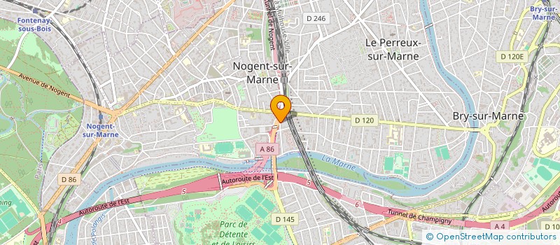 localisation de l'entreprise AUDIT CONSEILS PLUS à NOGENT-SUR-MARNE