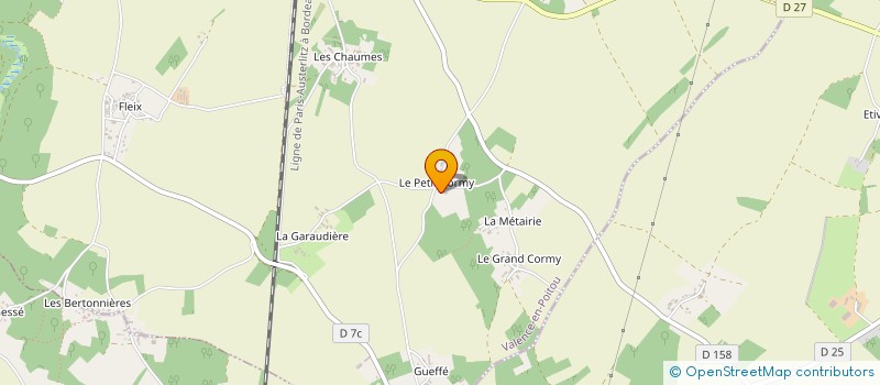 localisation de l'entreprise AUDIT CONSORS  VALENCE-EN-POITOU