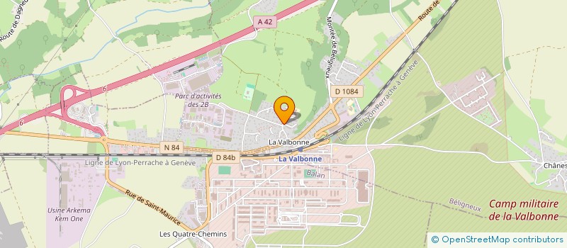 localisation de l'entreprise AUDIT CONSULT PERFORMANCES - ACP à BELIGNEUX