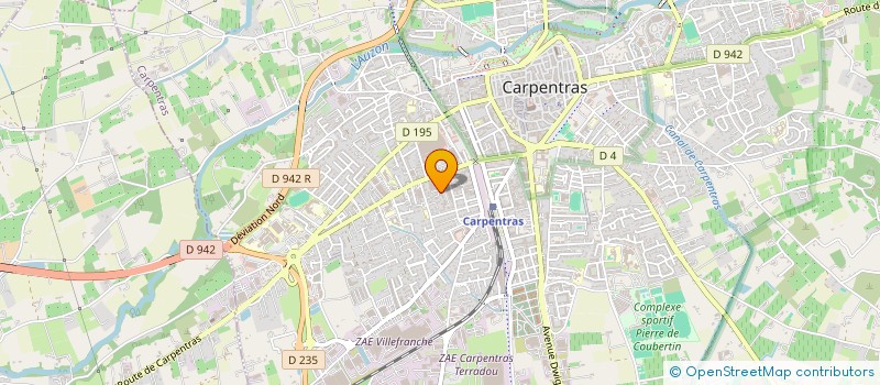 localisation de l'entreprise AUDIT CONSULTANT EXPERTISE COMPTABLE à CARPENTRAS
