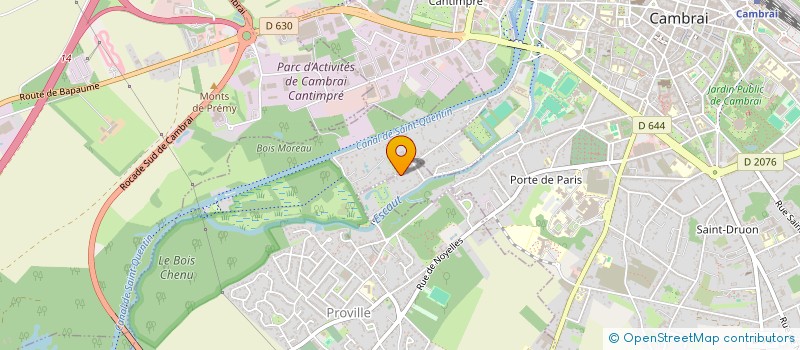 localisation de l'entreprise AUDIT CONSULTANTS à CAMBRAI