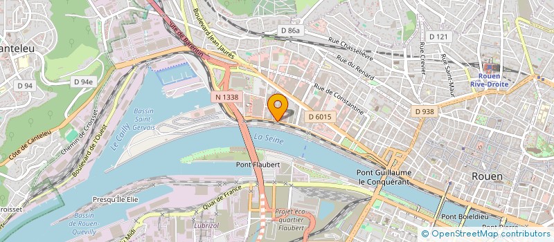 localisation de l'entreprise AUDIT CONSULTING ENGINEERING ET SERVICE à ROUEN