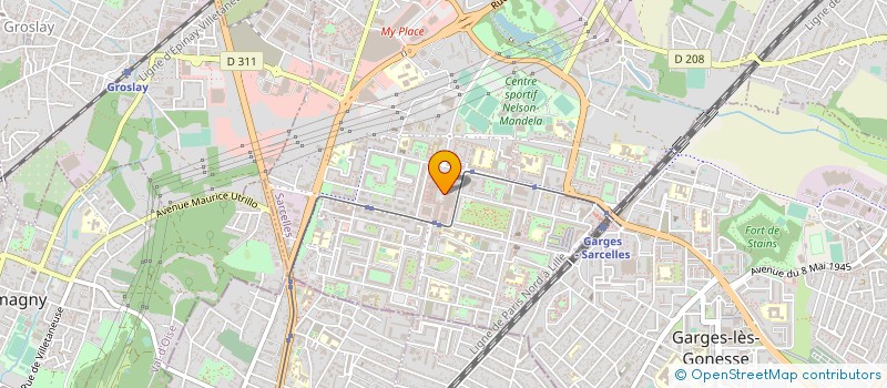 localisation de l'entreprise AUDIT CONSULTING MANAGEMENT à SARCELLES