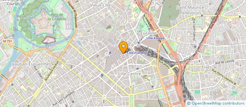 localisation de l'entreprise AUDIT D.L.H. à VILLENEUVE-D'ASCQ