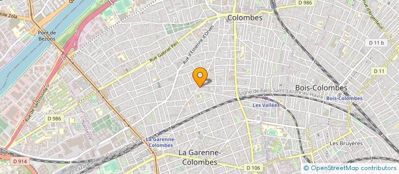 localisation de l'entreprise AUDIT DEONTOLOGIE PREVENTION COMPTABILITE à COLOMBES