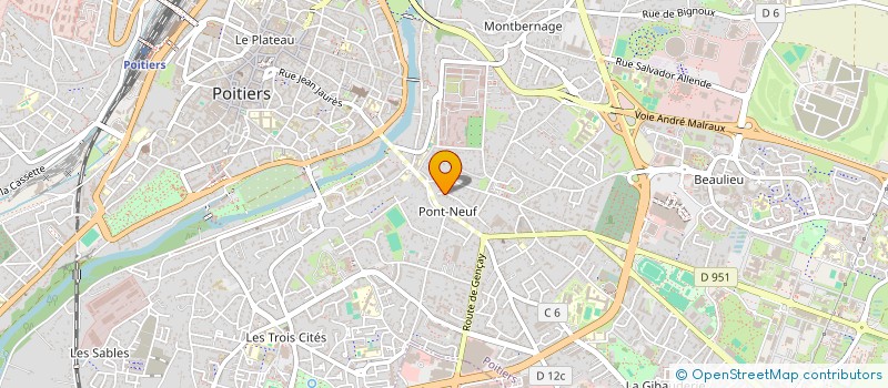 localisation de l'entreprise AUDIT DU BIEN IMMOBILIER à POITIERS