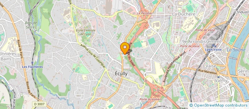 localisation de l'entreprise AUDIT ECO à LYON