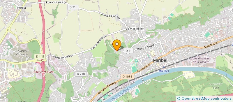 localisation de l'entreprise AUDIT ECO ACTIONS à MIRIBEL