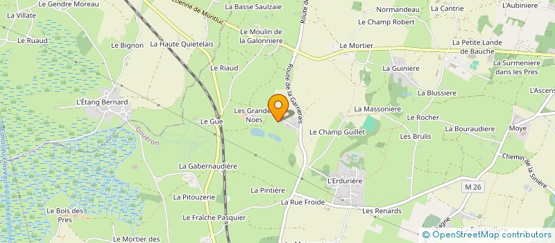 localisation de l'entreprise AUDIT ECO LOGIS à COUERON