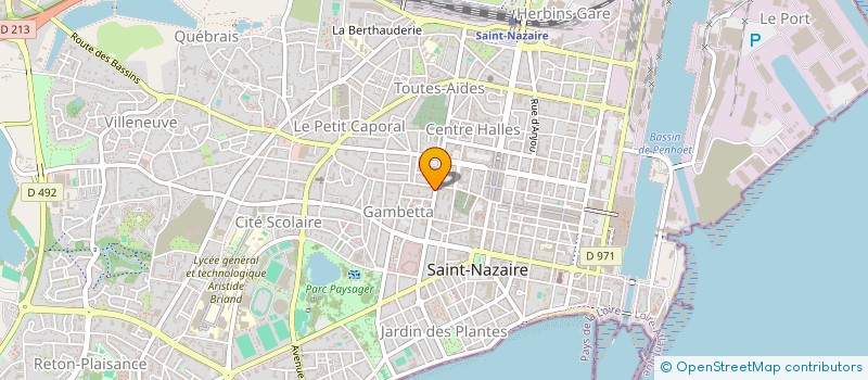 localisation de l'entreprise AUDIT ENERGETIQUE 44 à SAINT-NAZAIRE