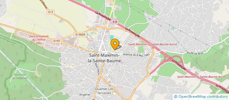 localisation de l'entreprise AUDIT ENERGETIQUE DE PROVENCE à SAINT-MAXIMIN-LA-SAINTE-BAUME