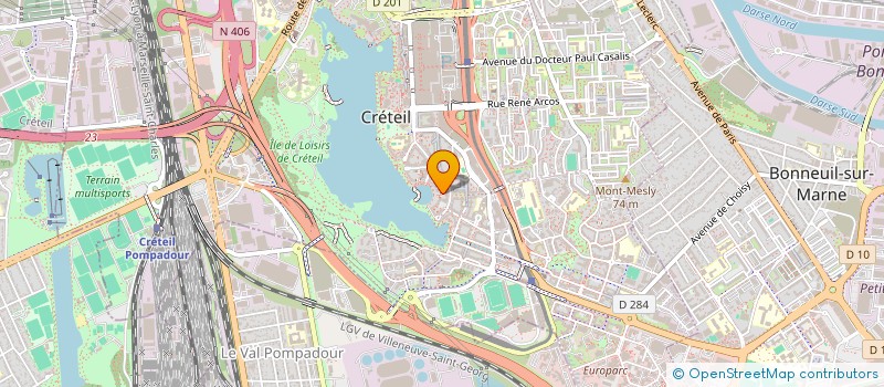 localisation de l'entreprise AUDIT ENERGIE 26 à CRETEIL