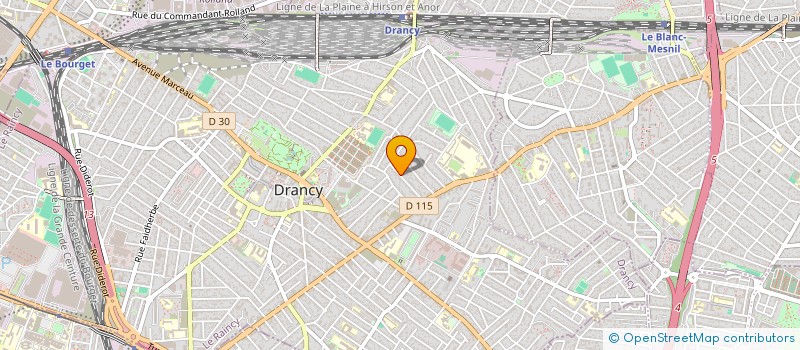 localisation de l'entreprise AUDIT ENERGIE à DRANCY