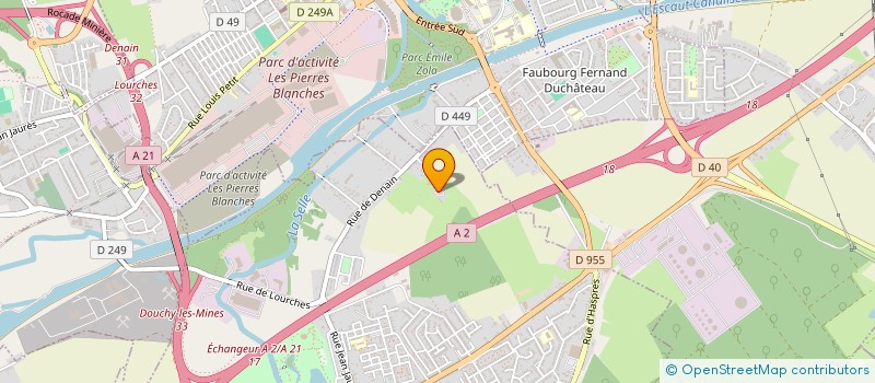 localisation de l'entreprise AUDIT ENERGIE TRANSFERT SERVICE INDUSTRIE à DOUCHY-LES-MINES
