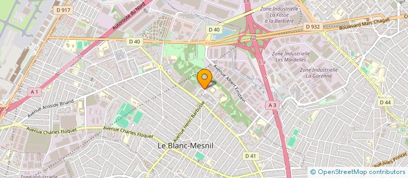 localisation de l'entreprise AUDIT ENR à LE BLANC-MESNIL