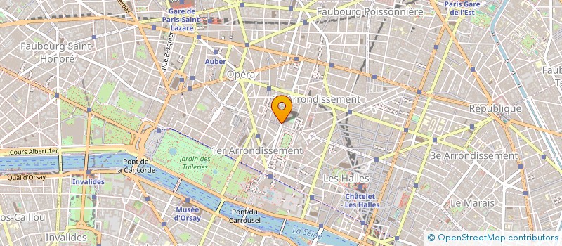 localisation de l'entreprise AUDIT ENTREPRISES ET FINANCES à PARIS