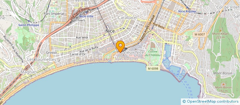 localisation de l'entreprise AUDIT ET CONSEILS ASSURANCES à NICE