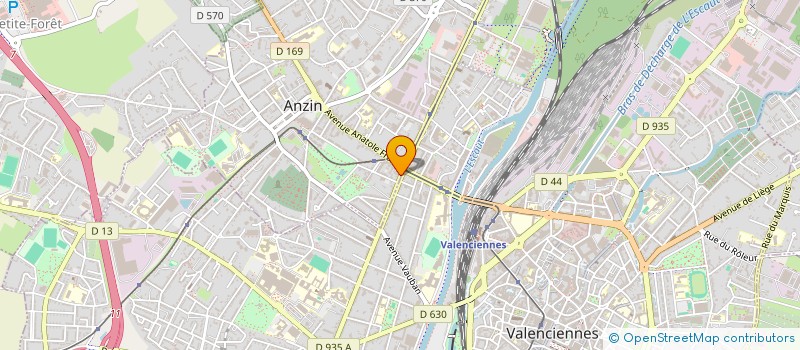 localisation de l'entreprise AUDIT ET EXPERTISE COMPTABLE DU HAINAUT  ANZIN