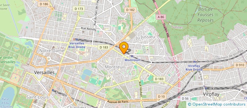 localisation de l'entreprise AUDIT ET FIDUCIAIREDE GESTION D EXPERTISE ET DE SURVEILLANCE à VERSAILLES